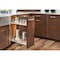 Rev-A-Shelf Steel, Natural, 11.75 in W, 24 in H, 21.69 in D, 21.69 in L, Light Brown 5322-BCSC-11-MP - alternate 2